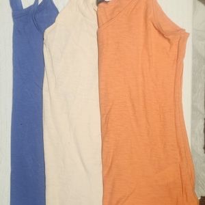 3 Michelle by Commune super light tank tops.